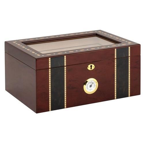 Pompeii 100ct Humidor HUM-100PR by Quality Importers - Kotak Kayu Penyimpanan