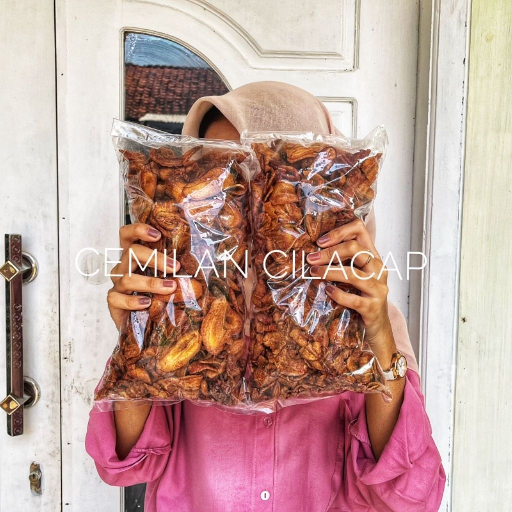 

Keripik sale pisang kering manis kemasan 1kg