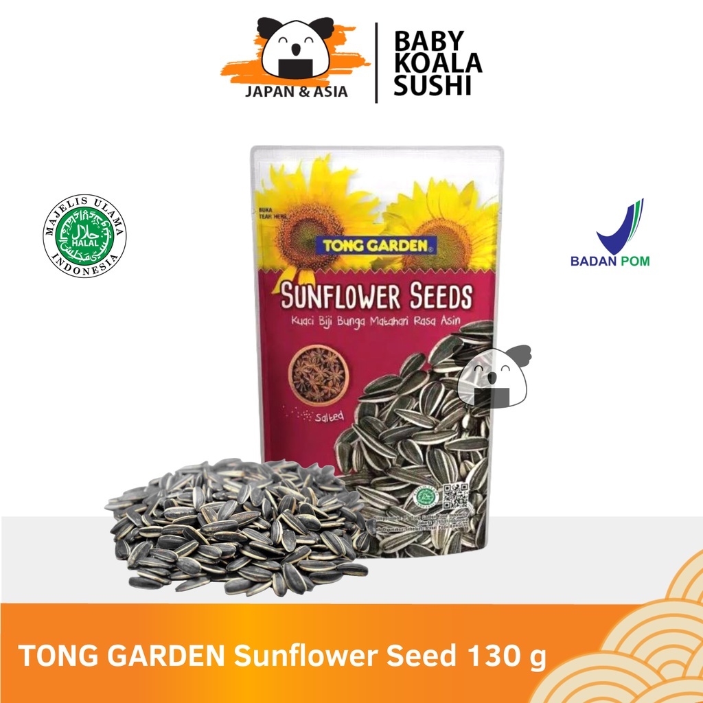 

[oddsolshop] pekanbaru/Tong Garden Kuaci Asin 130GR Kwaci Sunflower Seeds Salted Biji Bunga Matahari