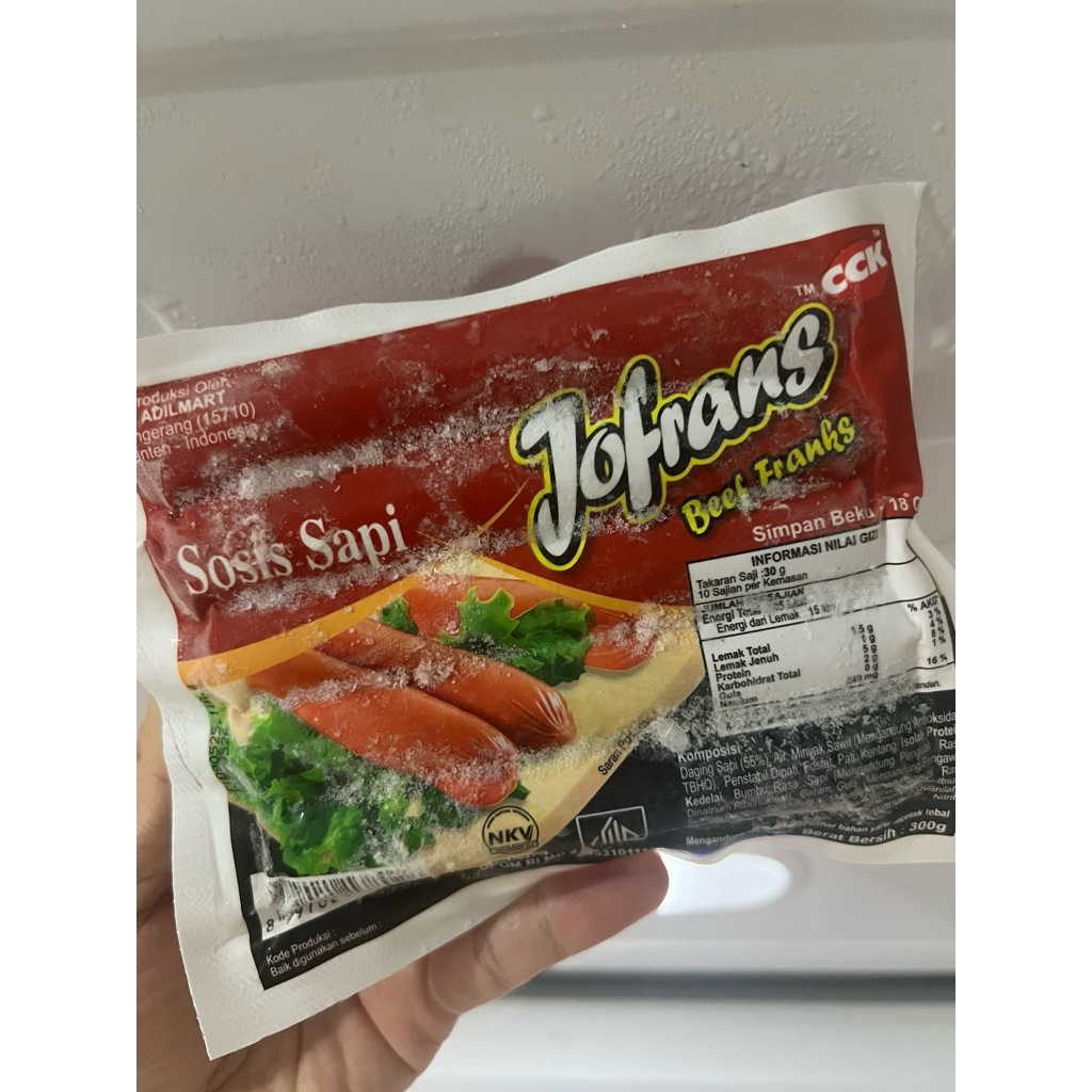 

Jofran sosis sapi 300g