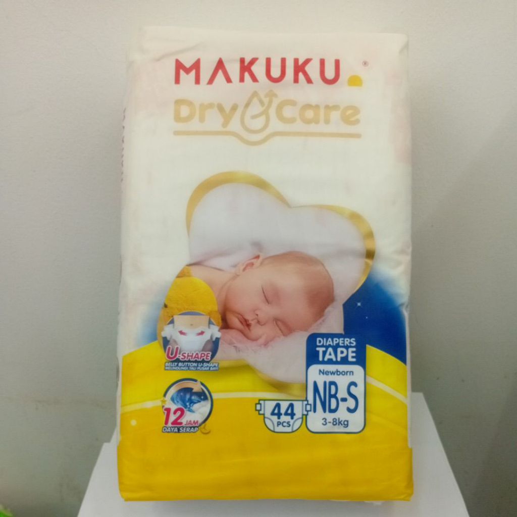 PAMPERS MAKUKU DRY CARE TAPE NBS 44S