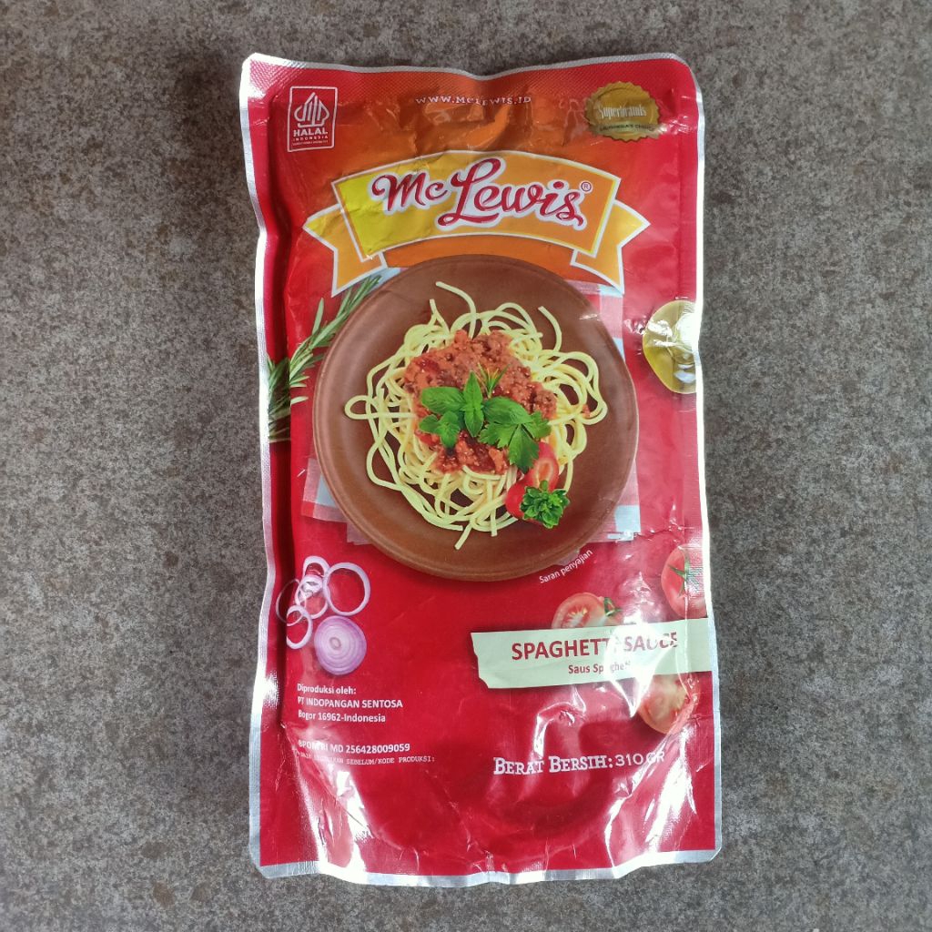 

Mc Lewis Spaghetti Sauce 310 gram