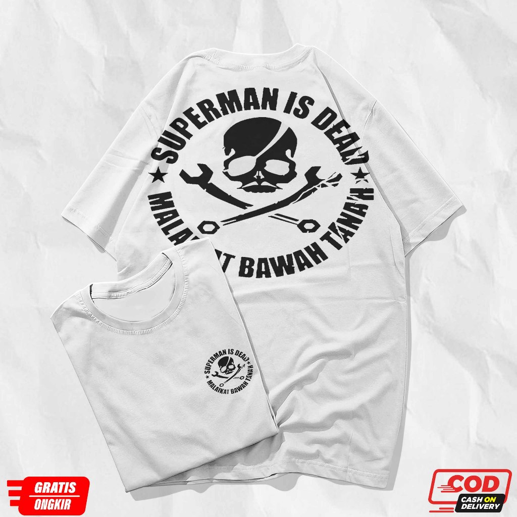 Kaos SUPERMAN IS DEAD MALAIKAT BAWAH TANAH Kaos Music Kaos Band