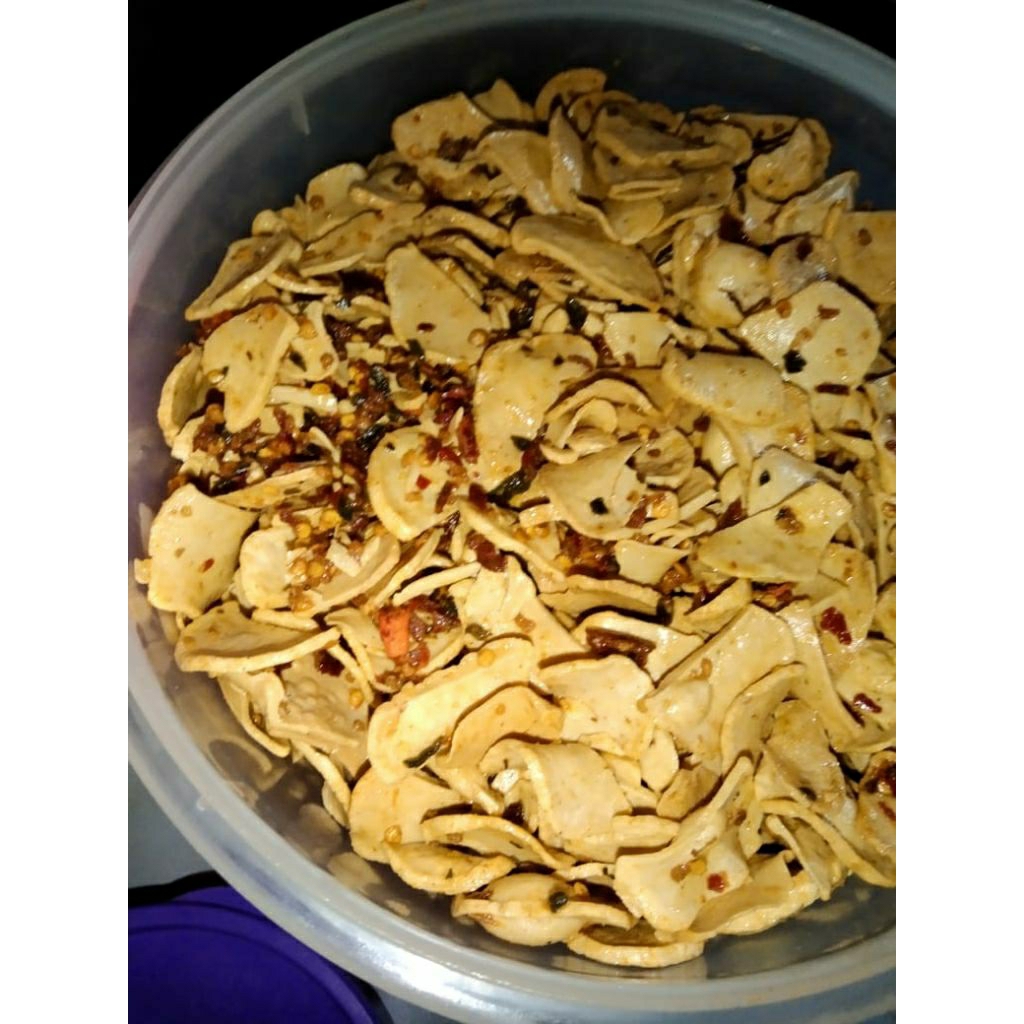 

Cemilan Basreng enak renyah gurih home made