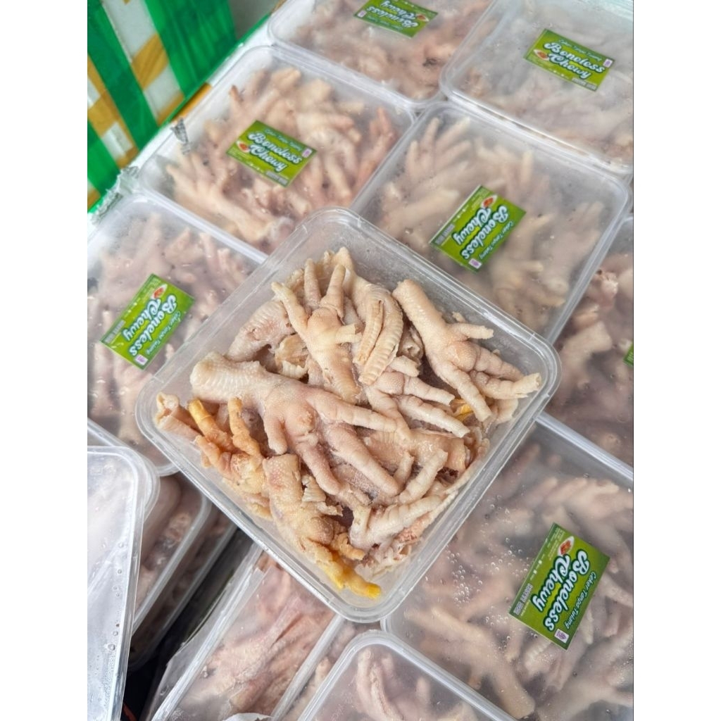 

Ceker Bersih Tanpa Tulang Berat 1kg