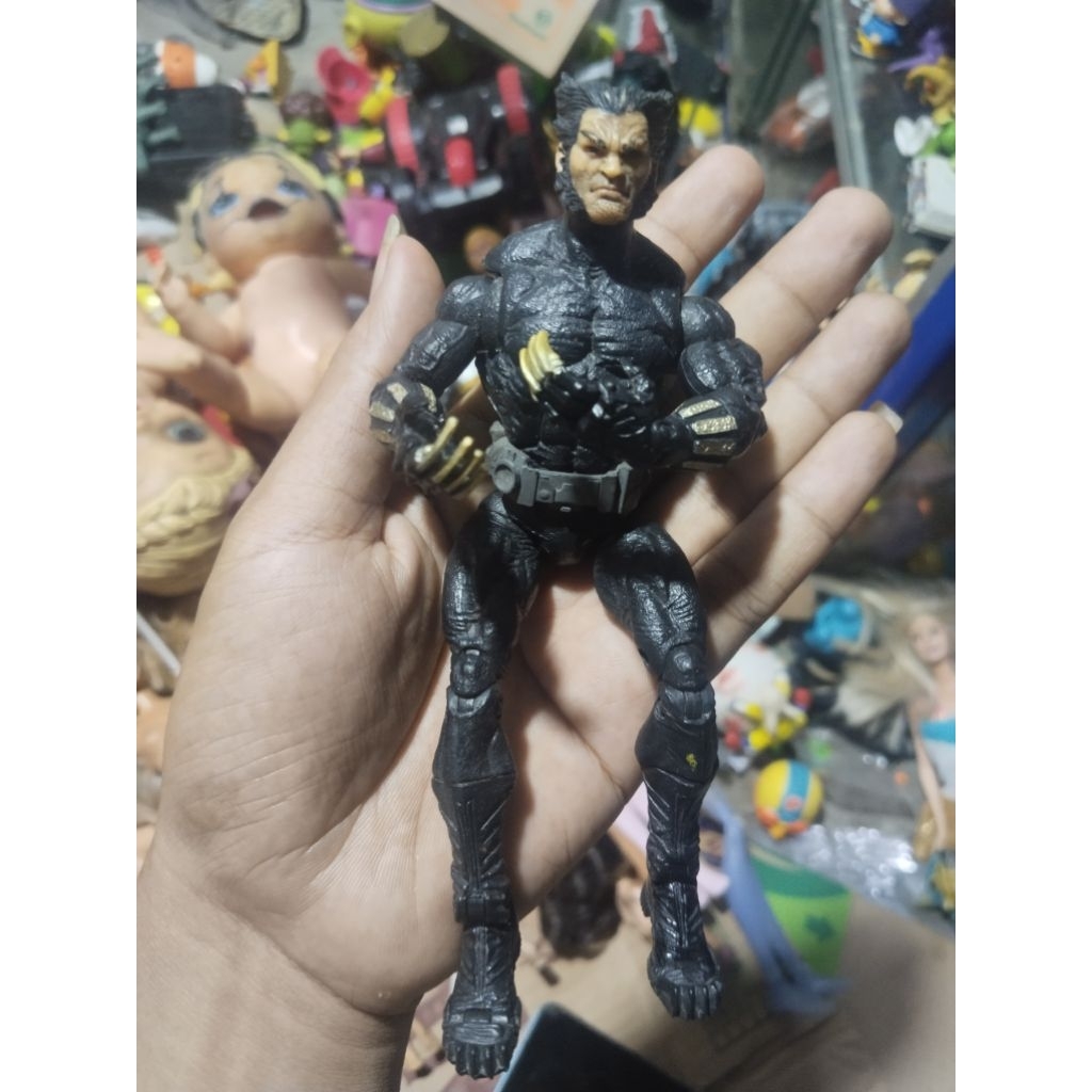 action figure wolverine marvel toy biz full artikulasi