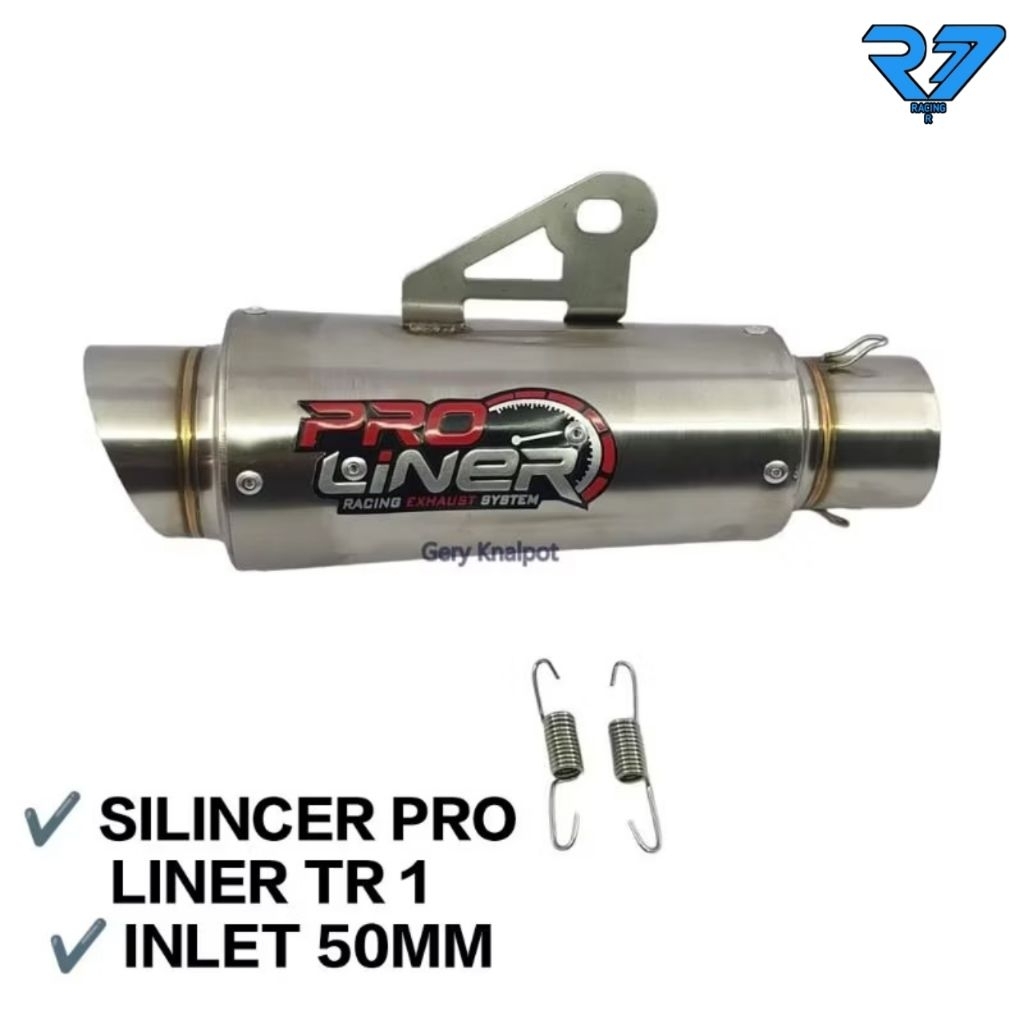 Silincer only 50mm proliner Tr1 short exhaust R25 MT25 CBR250R Ninja 250 Karbu FI Mono Z250 CBR 250