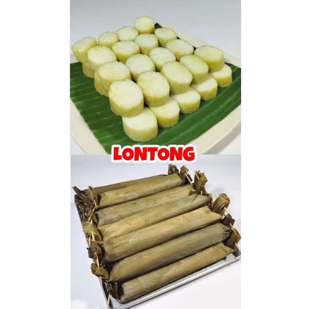 

Lontong Matang Daun Pisang Buatan Sendiri