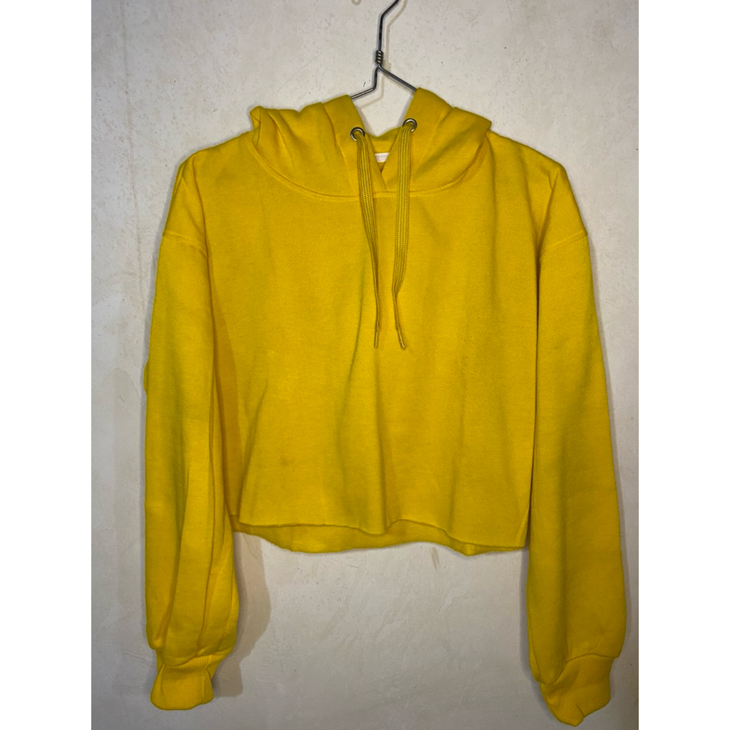 Hoodie-crop-wanita-Preloved