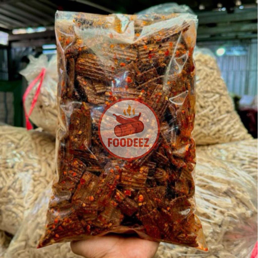 

seblak kerupuk jengkol pedas daun jeruk bumbu melimpah/seblak kerupuk jengkol original daun jeruk isi 1kg 500gr 250gr