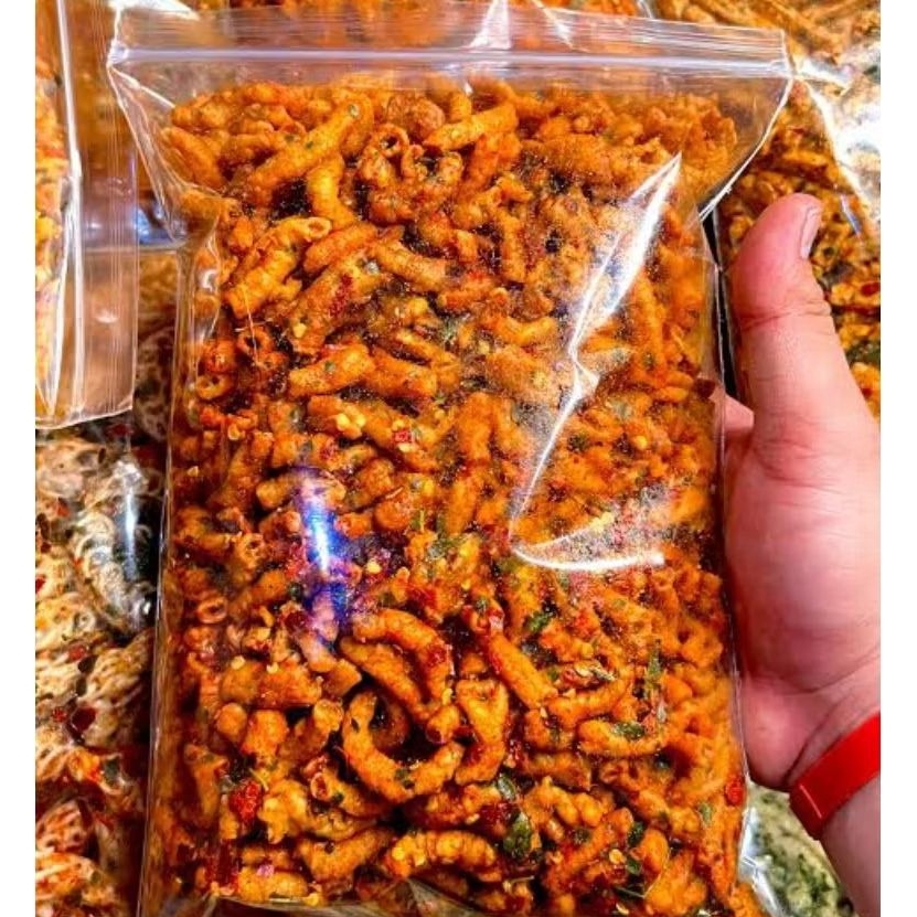 

READY Usus Krispy 1 Kg | Renyah Gurih Pedas Spicy | Cemilan Pilihan Keluarga | Original Halal