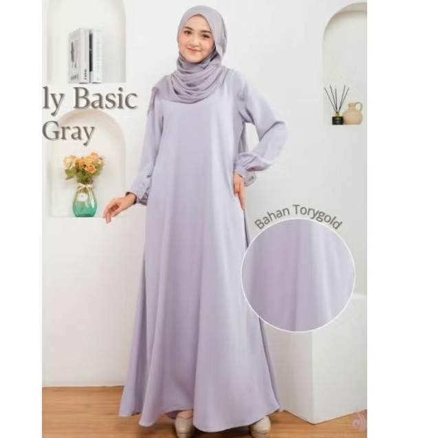 Preloved ZLY Gamis Daily Basic Simple Elegant | Gamis Remaja