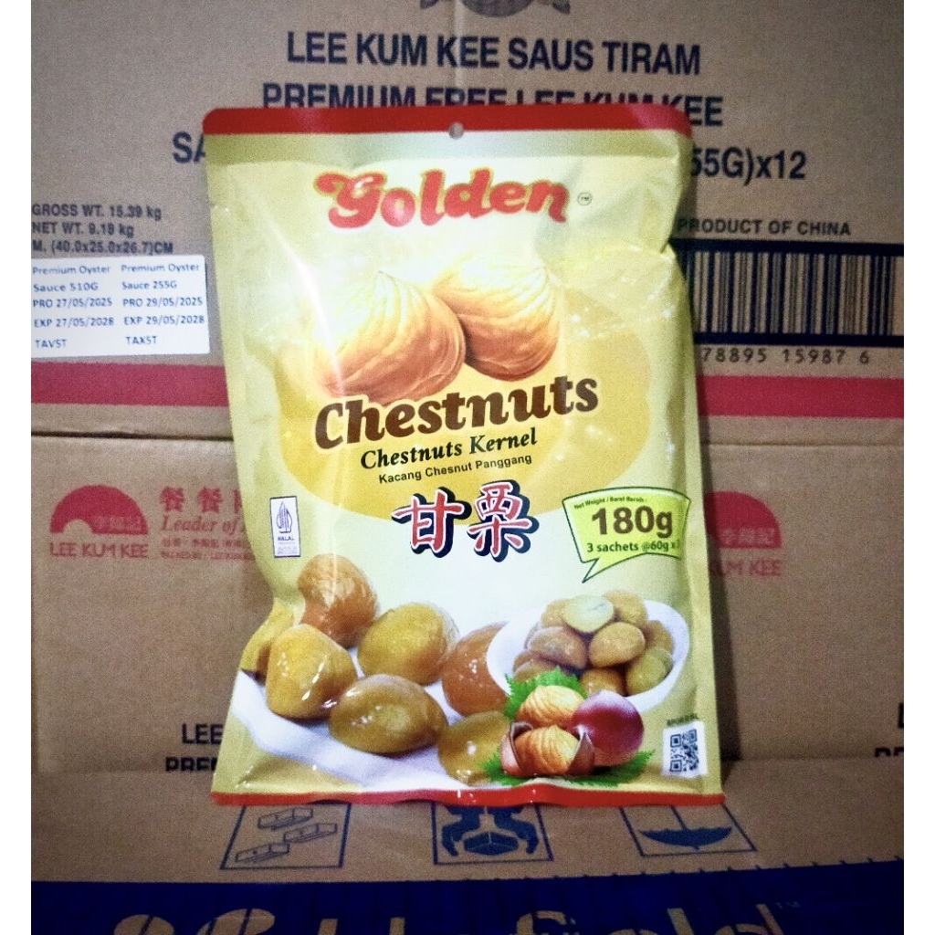 

Golden Chestnuts Kernel Kacang Chestnut Panggang