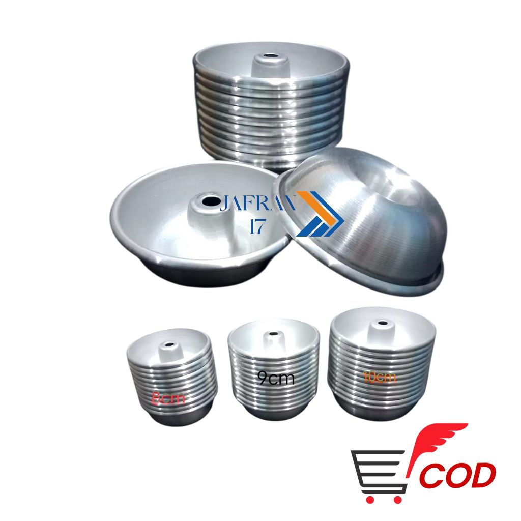 12pcs cetakan kue tulban mini, cetakan kue bolu tulban diameter 8,9,10cm