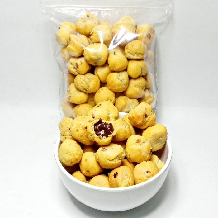 

Soes Coklat Manis Kemasan 100gram