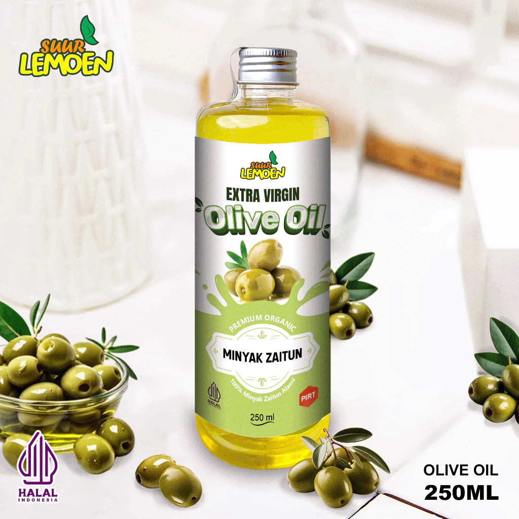 

Suur Lemoen Extra Virgin Olive Oil 250 mL - 500 mL / Minyak Zaitun