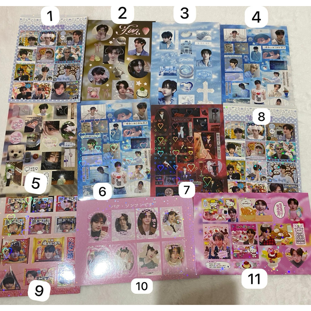 

STICKER SHEET ENHYPEN CH