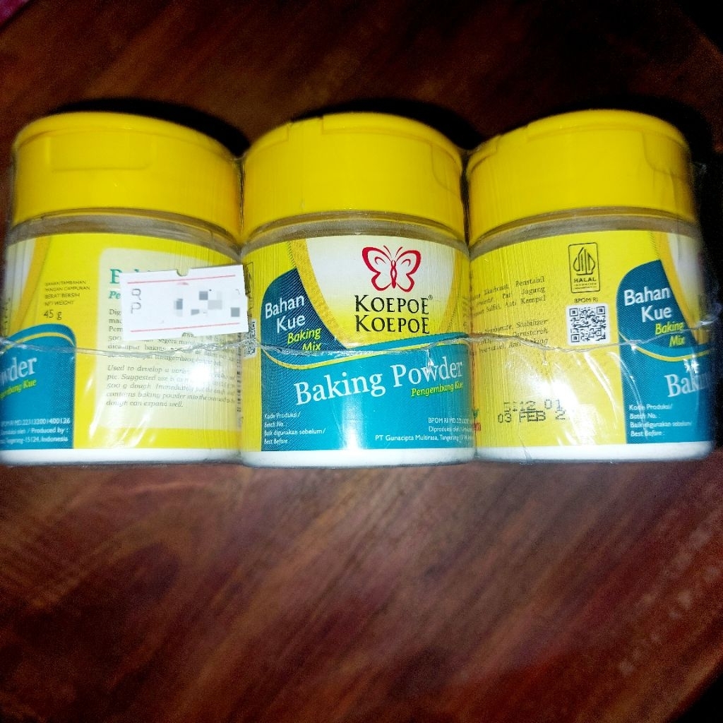 

Koepoe Koepoe Baking Powder Pengembang Kue 45 gr