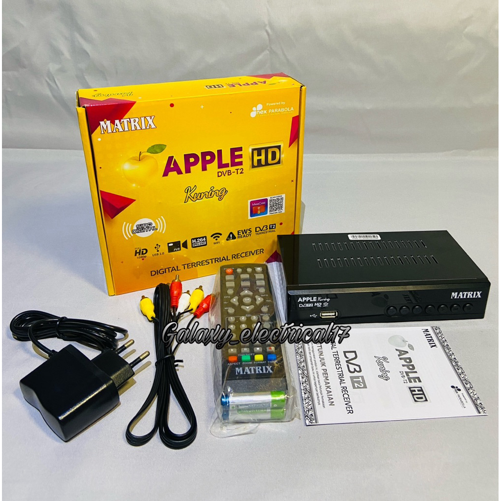 SET TOP BOX TV MATRIX DVB-T2 KUNING STB MATRIX