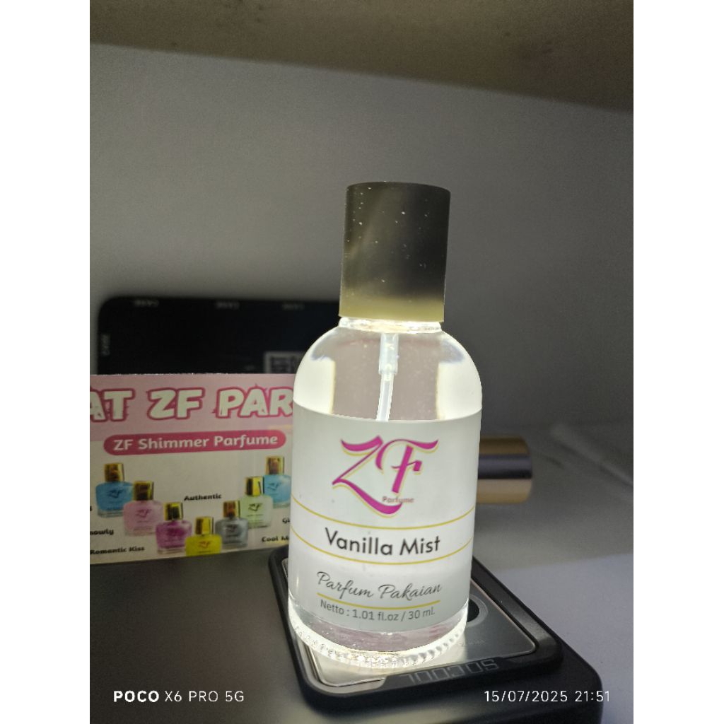 ZF PARFUM PREMIUM 100%ORIGINAL VIRAL VANILA MIST