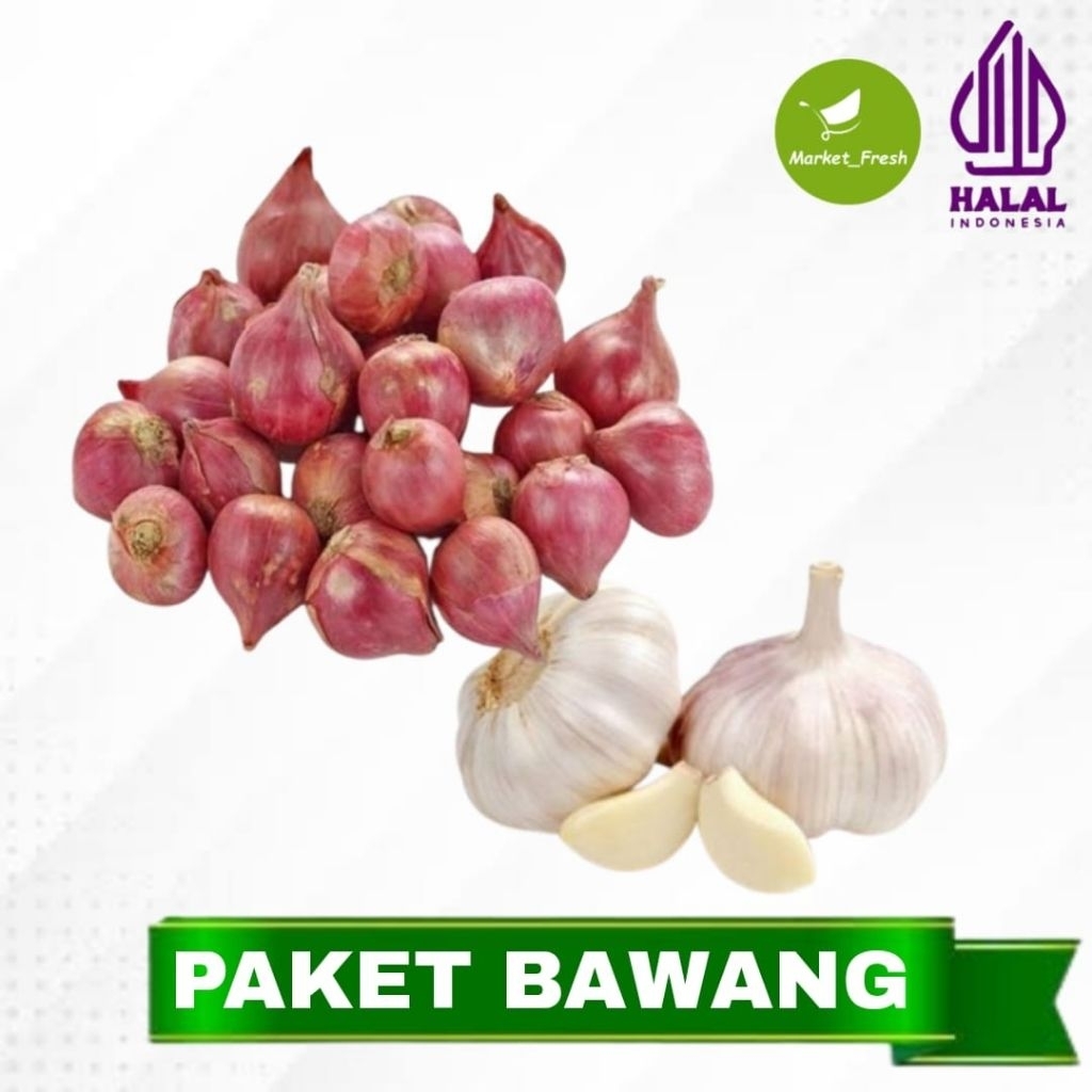

Paket Bawang Merah Bawang Putih Fresh 1 Kg
