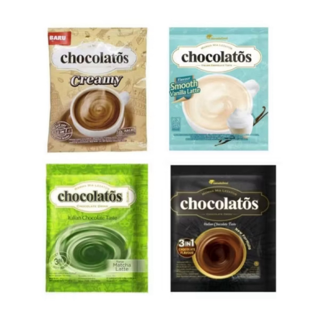 

Chocolatos Drink Minuman Instan Renceng isi 10 pcs