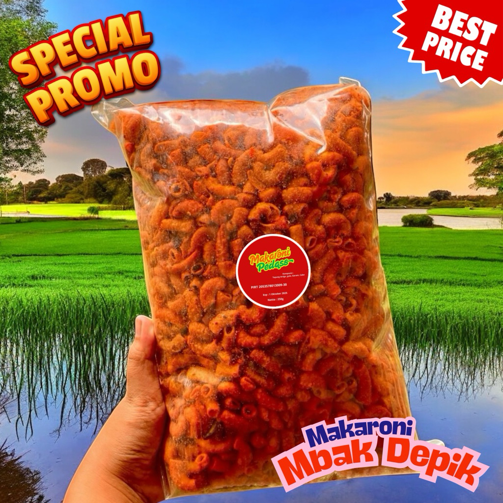

Makaroni Rasa Gila Pedas 250gr – Seantero Surabaya!