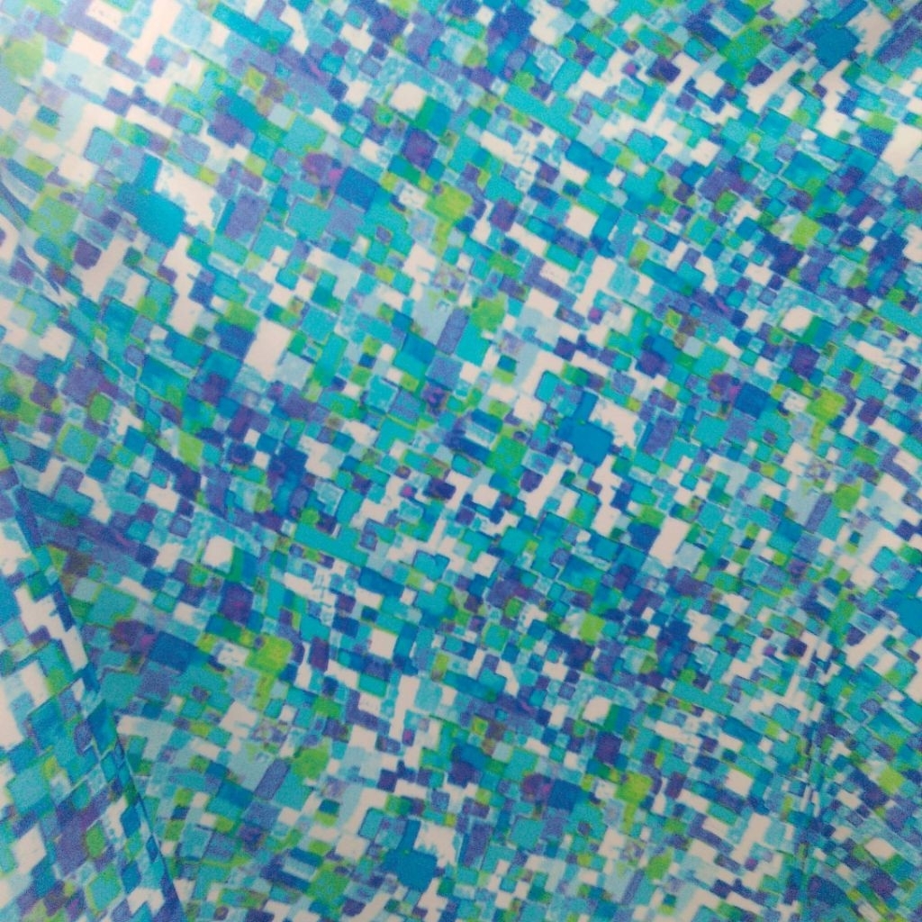 Kain Wolfis Premium Motif Kotak Abstrak / Bahan Gamis / Baju / Hijab ajt