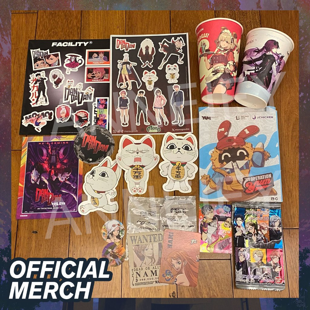 READY Official Collab Zenless ZZZ J Chicken Burnice HSR Kafka Be Coffee Dandadan stiker tazoz photoc