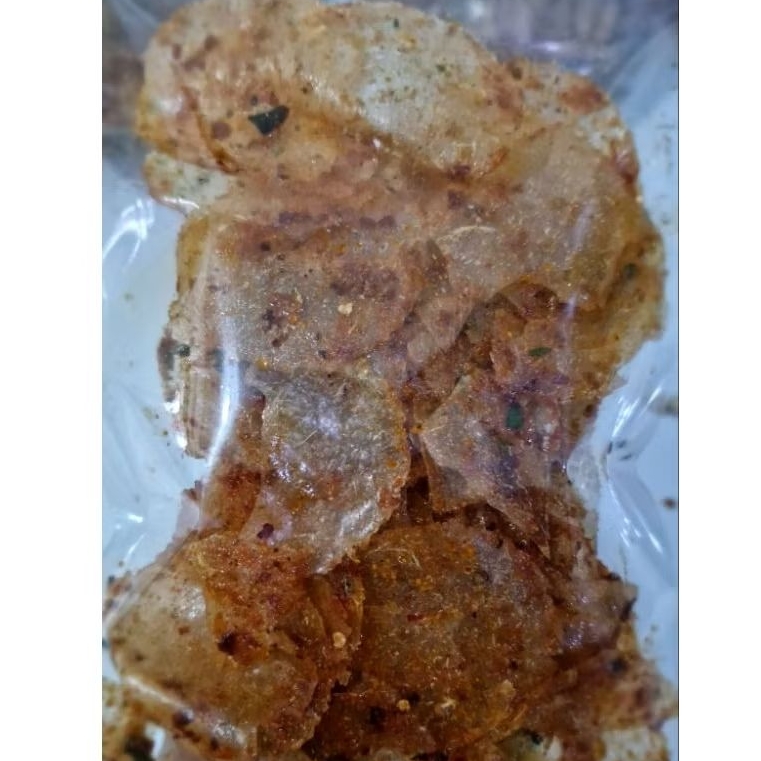 

Kripik Kaca Pedas Gurih Daun Jeruk 250 gram