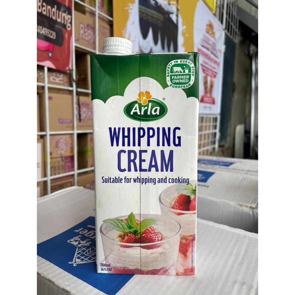 

[oddsolshop] pekanbaru/Arla Whipping Cream 1L Krim Bahan Dekorasi Kue Cake