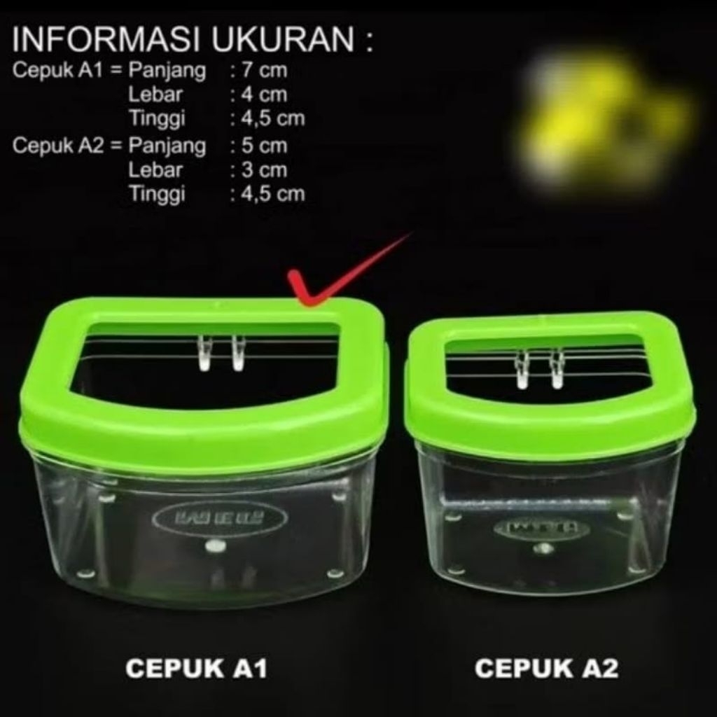 Cepuk MEG A1 Ukuran Besar|| Cepuk Burung Anti Tumpah