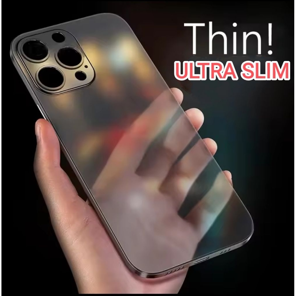 Case iPhone 16 15 14 13 Series Pro / Max Promax / Plus / Mini Original Super Slim Thin Fit Cover Cas