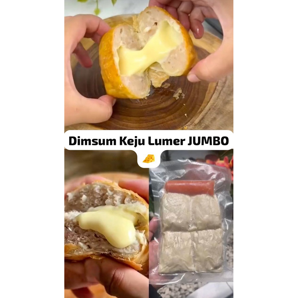

Dimsum Keju Lumer JUMBO isi 4 besar