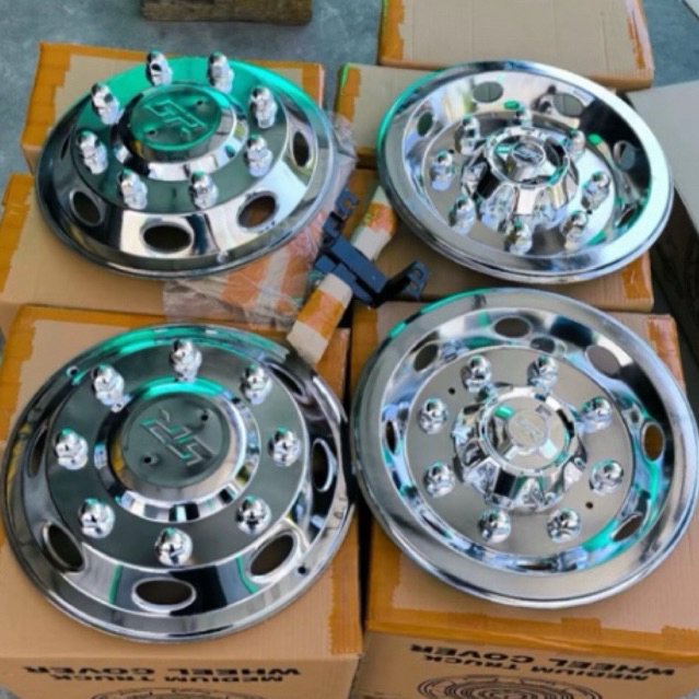 weldop truck ring 16 chrome weldop SR diamond pariwisata truk canter (4biji)