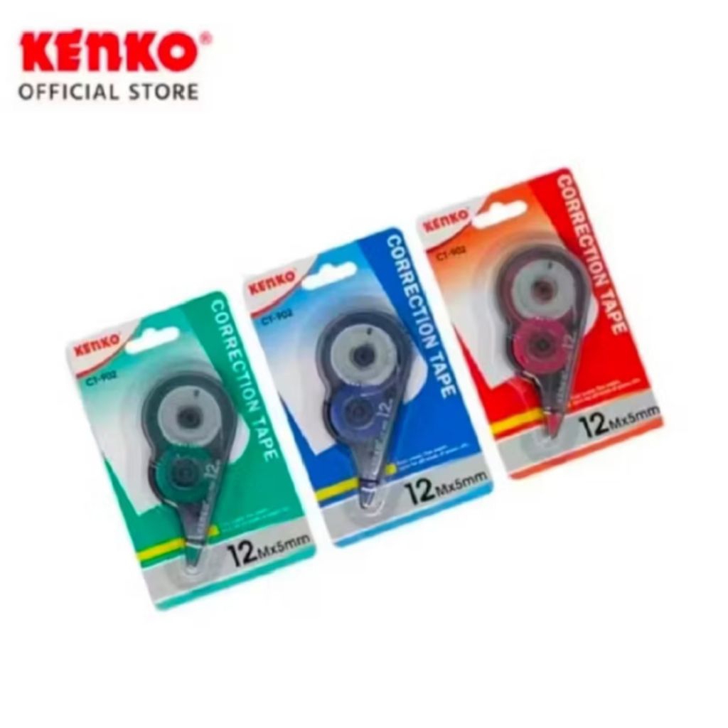 

Correction Tape/Tipe-x Kertas kenko Ct-902-12mm ( 1pcs )