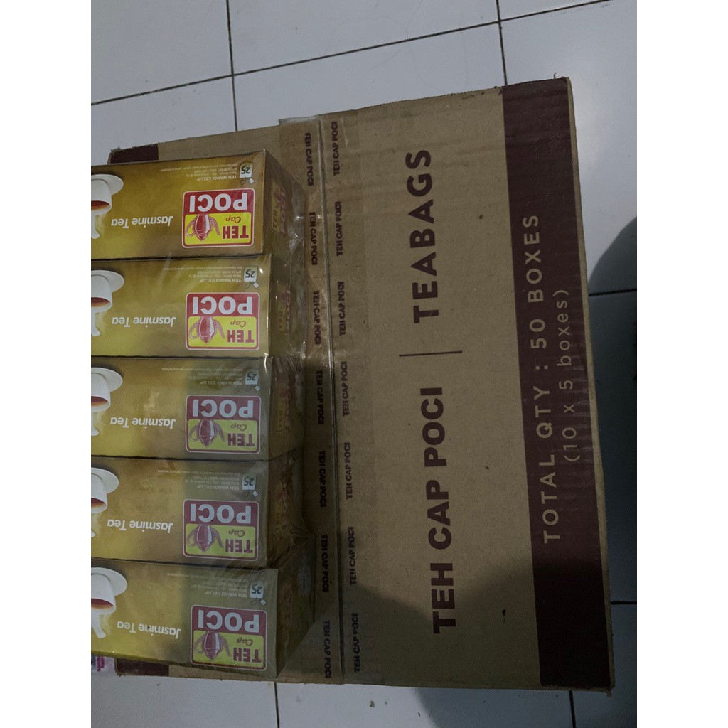 

Teh Celup POCI JASMINE tea 1 Slop isi 5 kotak 25pcs