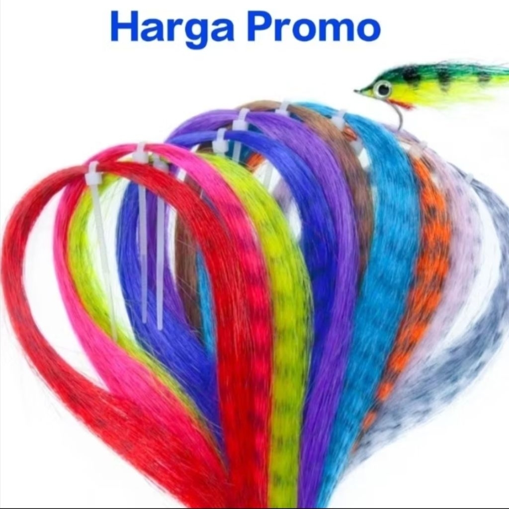 Serat Sutra Agogo serat sutra SKTL Serat Kain Umpan Sabiki | serat kain sutra umpan pancing | umpan 