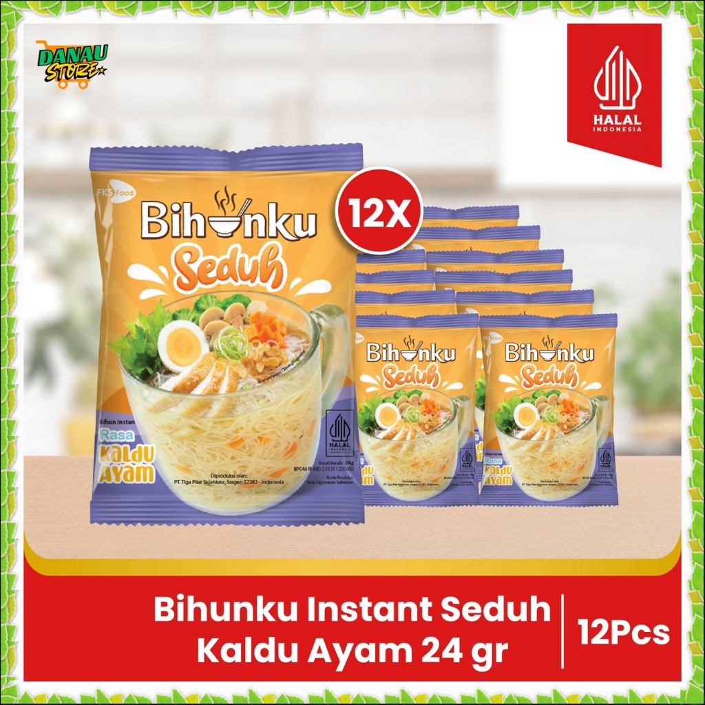 

Paket Bundling - Bihunku Instant - Seduh Kaldu ayam - Soto - 24gr - 12pcs