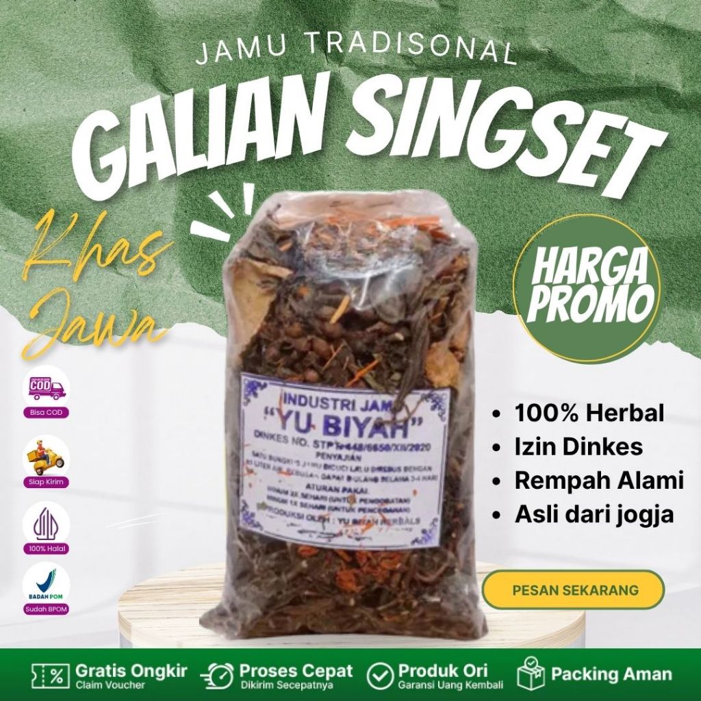 

Jamu Godok HERBAL / Jamu Herbal Godok Galian Singset – Membakar Lemak Alami