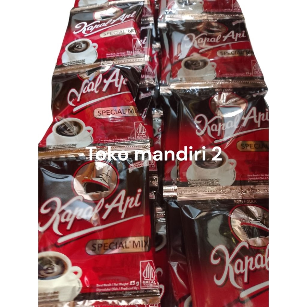 

kopi kapal api murah + gula isi 10 pcs