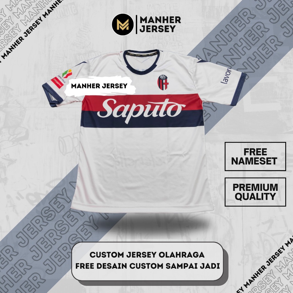 JERSEY BOLOGNA 2024 2025 AWAY FULL PRINTING