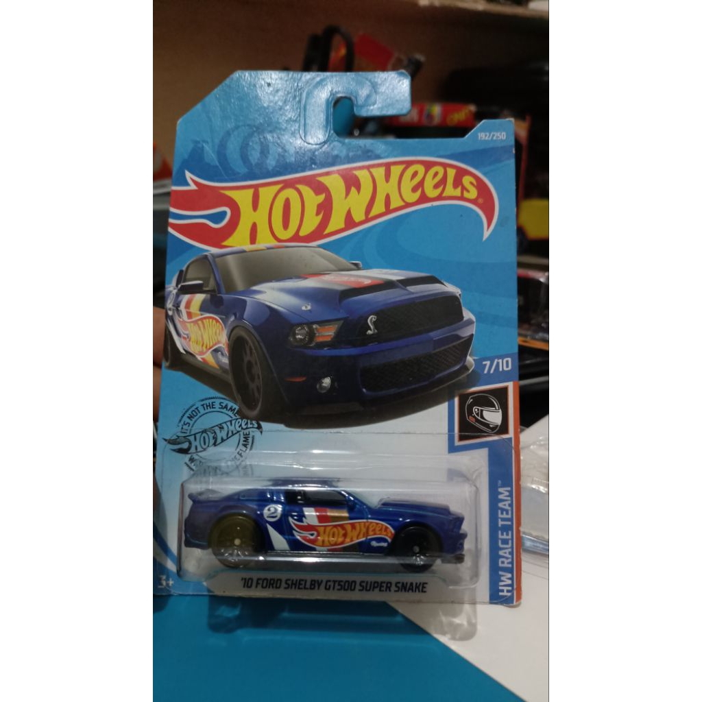 10 Ford Shelby GT500 Super Snake Mustang GT NHRA Funny Car HW Braille Racer - Twin Mill Putih White 