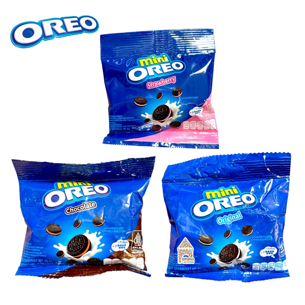 

Mini Oreo Chocolate / Original 20,4 Gram SATUAN