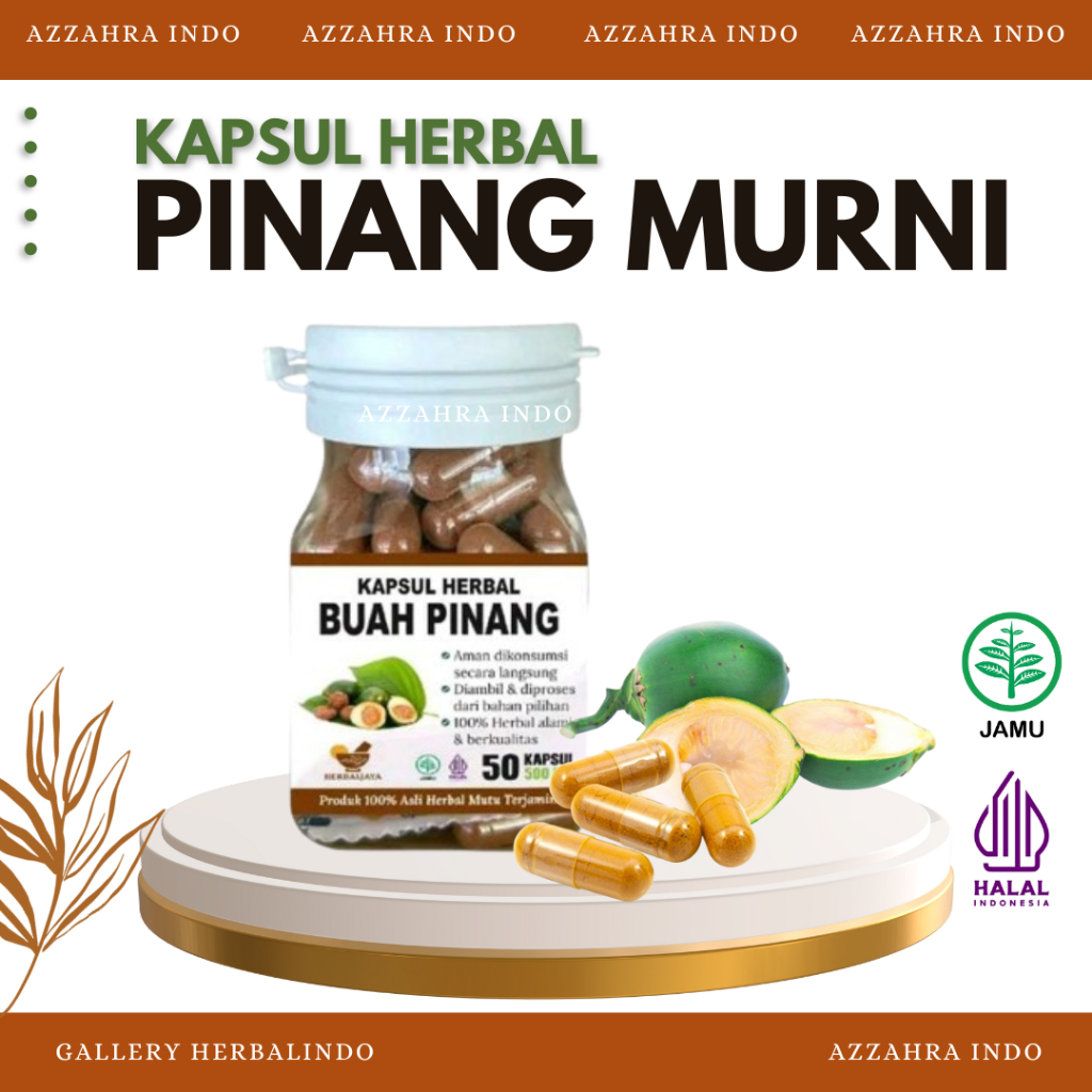 

Kapsul Pinang Muda 100% Asli tanpa campuran