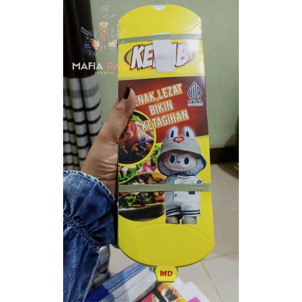 

Bungkus kebab IVORY murah (isi 100pcs) aneka varian gambar karakter 24*9cm box kebab terlaris dan terbaru