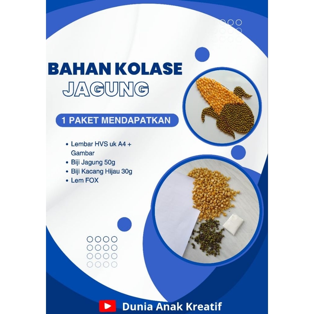 BAHAN KOLASE JAGUNG DARI BIJI-BIJIAN
