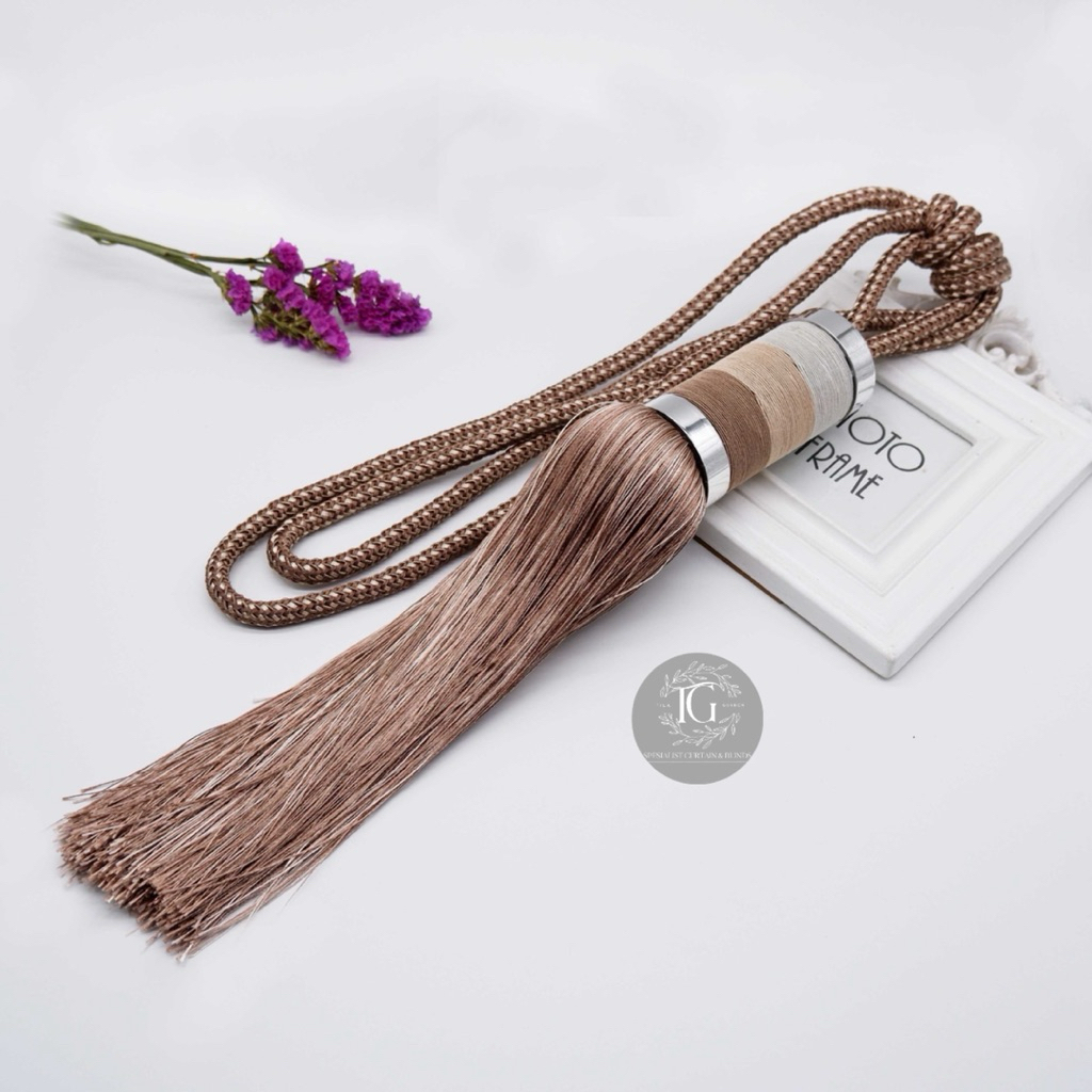 tasel tali pengait gorden size jumbo tali gorden premium tali gorden minimalis mewah dan elegan