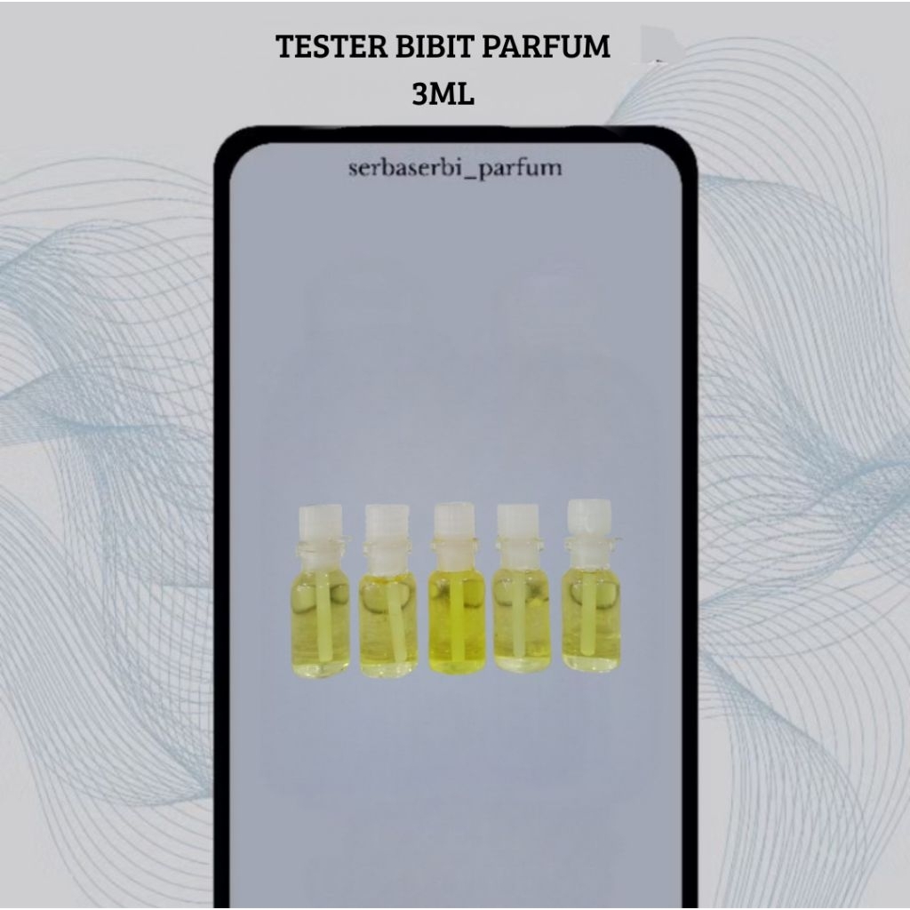 TESTER PARFUM 3ML produk Iberchem, PARFEX, xclusive, efi, great fragrance