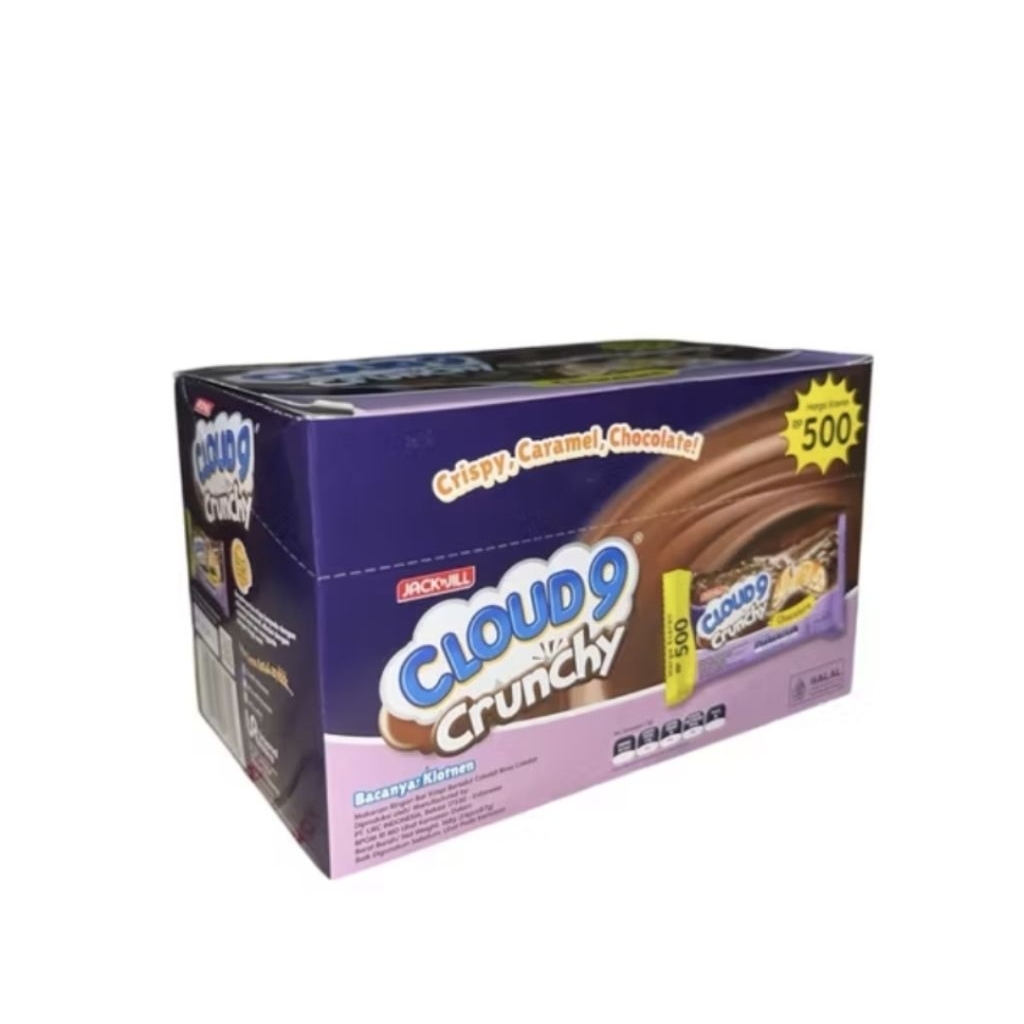 

Cloud 9 Crunchy (500an) isi 24pc